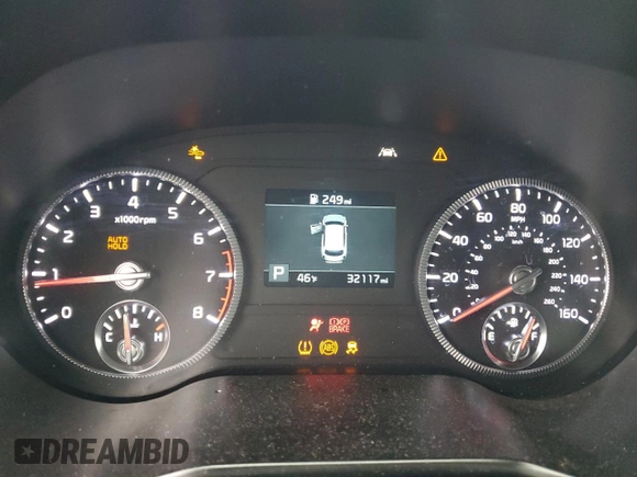 2022 Kia Telluride EX with VIN 5XYP3DHC2NG255732, listed as a Copart auction lot 52604795 with 32,117 mi miles and Salvage title. Bid and sale history available at DreamBid. Image 9.