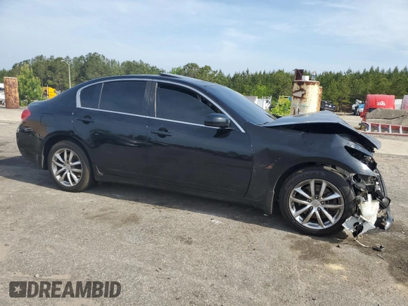 2008 Infiniti G35 Journey with VIN JNKBV61E18M228602, listed as a Copart auction lot 53869095 with Not Provided miles and Salvage Title. Bid and sale history available at DreamBid. Image 4.