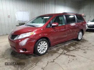2013 Toyota Sienna LE with VIN 5TDJK3DC9DS056350, listed as a Copart auction lot 47869765 with 65,188 mi miles and Clean Title. Bid and sale history available at carsss.com. Image 1.