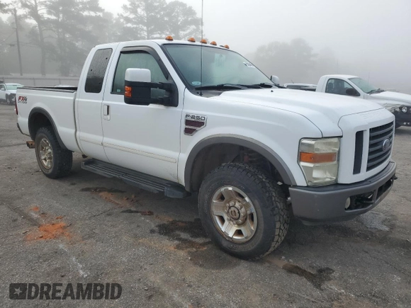 2008 Ford Super Duty F-250 SRW XL with VIN 1FTSX21R28EB89794, listed as a Copart auction lot 50004465 with 170,920 mi miles and Salvage Title. Bid and sale history available at carsss.com. Image 4.