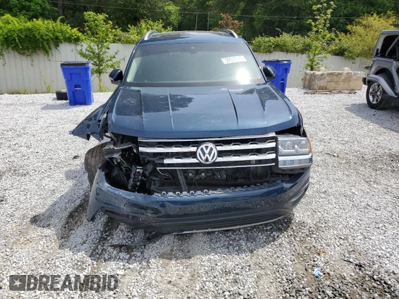 2018 Volkswagen Atlas SEL Premium with VIN 1V2NR2CA1JC572687, listed as a Copart auction lot 55915415 with 75,737 mi miles and Salvage title. Bid and sale history available at DreamBid. Image 5.