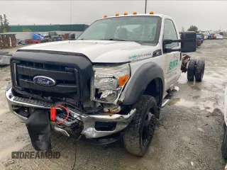 2011 Ford F-550 XL with VIN 1FDUF5GY5BEA27317, listed as a Copart auction lot 69267454 with 200,274 mi miles and Salvage Title. Bid and sale history available at carsss.com. Image 1.