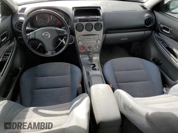2005 Mazda 6 Sport with VIN 1YVHP80C255M56318, listed as a Copart auction lot 45031055 with 135,146 mi miles and Salvage Title. Bid and sale history available at DreamBid. Image 8.