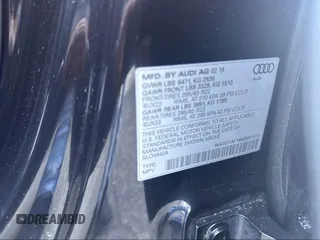 2019 Audi Q8 Premium Plus with VIN WA1EVAF16KD031014, listed as a IAAI auction lot 42193903 with 116,056 mi miles and . Bid and sale history available at DreamBid. Image 9.