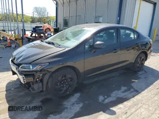 2013 Honda Civic LX with VIN 19XFB2F57DE069803, listed as a Copart auction lot 52199115 with 109,448 mi miles and Salvage Title. Bid and sale history available at DreamBid. Image 1.