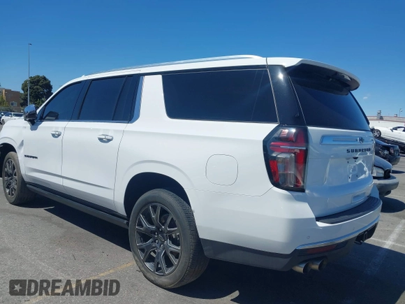 2023 Chevrolet Suburban Premier with VIN 1GNSKFKD6PR294748, listed as a IAAI auction lot 41947920 with 44,783 mi miles and . Bid and sale history available at DreamBid. Image 14.