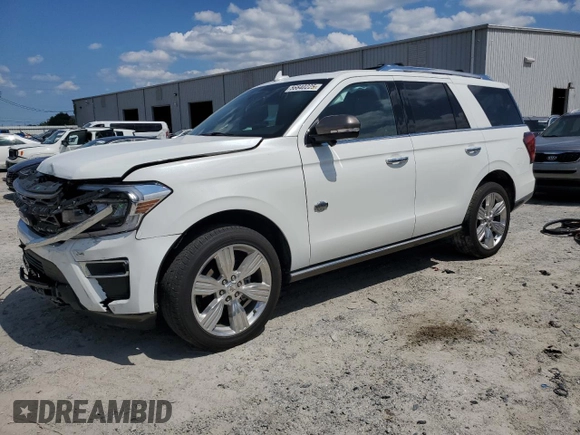 2023 Ford Expedition z VIN 1FMJU1P86PEA38206, wystawiony jako Copart lot #56640225 z przebiegiem 20 534 mil mil oraz Szkoda całkowita • Salvage title. Historia ofert i sprzedaży dostępna na DreamBid. Obrazek 1.