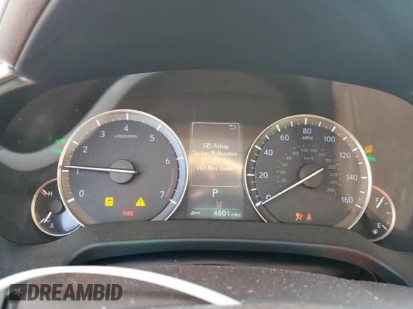 2018 Lexus RX with VIN JTJGZKCA3J2005247, listed as a Copart auction lot 47534675 with 4,801 mi miles and Salvage Title. Bid and sale history available at carsss.com. Image 9.