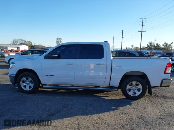 2022 Ram 1500 Big Horn with VIN 1C6RREFM6NN431903, listed as a IAAI auction lot 41377794 with 48,477 mi miles and . Bid and sale history available at DreamBid. Image 14.