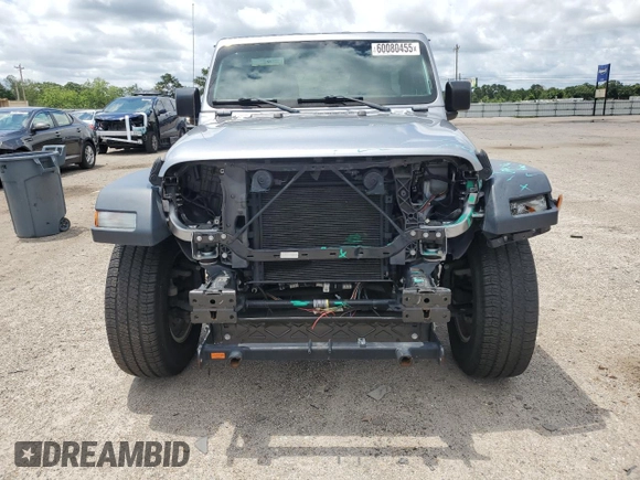 2018 Jeep Wrangler Unlimited Sport S with VIN 1C4HJXDG2JW136211, listed as a Copart auction lot 60080455 with 66,107 mi miles and Salvage title. Bid and sale history available at DreamBid. Image 5.