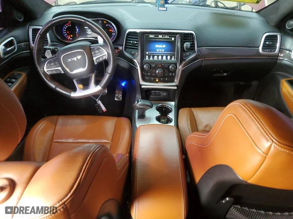 2015 Jeep Grand Cherokee SRT with VIN 1C4RJFDJ4FC136861, listed as a Copart auction lot 86754194 with 98,262 mi miles and Salvage Title. Bid and sale history available at carsss.com. Image 8.