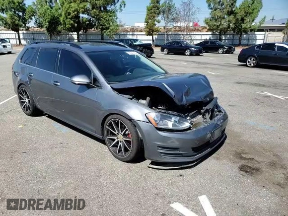 2015 Volkswagen Golf SportWagen TDI SE with VIN 3VWCA7AU8FM506683, listed as a Copart auction lot 65260753 with 143,982 mi miles. Bid and sale history available at carsss.com. Image 10.