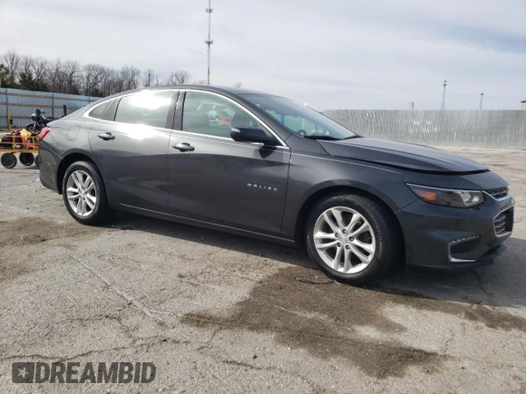 2017 Chevrolet Malibu LT with VIN 1G1ZE5ST9HF196101, listed as a Copart auction lot 49871685 with 194,477 mi miles and Salvage Title. Bid and sale history available at DreamBid. Image 4.