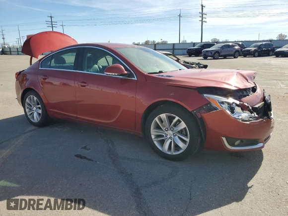 2015 Buick Regal Premium I with VIN 2G4GN5EX8F9119072, listed as a Copart auction lot 50315205 with 188,945 mi miles and Salvage Title. Bid and sale history available at carsss.com. Image 4.