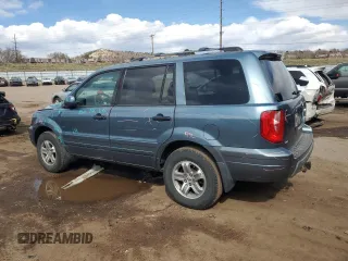 2005 Honda Pilot EX with VIN 2HKYF18475H555066, listed as a Copart auction lot 51429515 with 211,790 mi miles and Salvage Title. Bid and sale history available at carsss.com. Image 2.