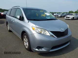 2014 Toyota Sienna LE AAS with VIN 5TDKK3DC0ES522057, listed as a IAAI auction lot 42346846 with 79,872 mi miles and . Bid and sale history available at DreamBid. Image 1.