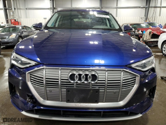 2021 Audi e-tron Premium with VIN WA1AAAGE5MB008396, listed as a Copart auction lot 46050784 with 40,765 mi miles. Bid and sale history available at carsss.com. Image 5.