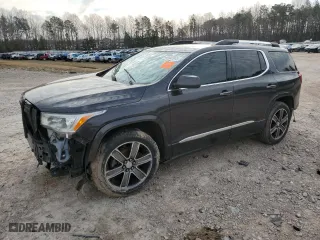 2017 GMC Acadia Denali with VIN 1GKKNXLSXHZ177764, listed as a Copart auction lot 49582045 with 182,676 mi miles and Salvage Title. Bid and sale history available at carsss.com. Image 1.