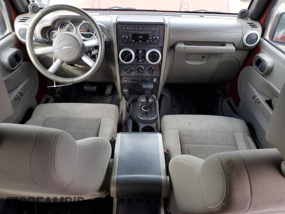 2008 Jeep Wrangler Unlimited Sahara with VIN 1J4GA59128L623399, listed as a Copart auction lot 56524545 with 219,096 mi miles and Clean Title. Bid and sale history available at DreamBid. Image 8.