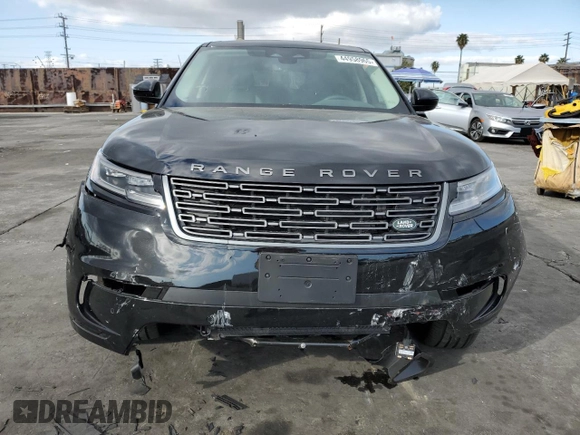 2025 Land Rover Range Rover Velar S with VIN SALYJ2EX8SA393852, listed as a Copart auction lot 44958965 with 5,818 mi miles and Salvage title. Bid and sale history available at DreamBid. Image 5.
