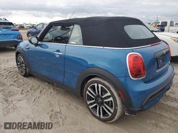 2023 MINI Convertible Cooper S с VIN WMW43DL09P3R05368, выставлен на аукционе Copart как лот 74806464 с пробегом Не указан миль и На запчасти • Non repairable. История ставок и продаж доступна на DreamBid. Изображение 2.