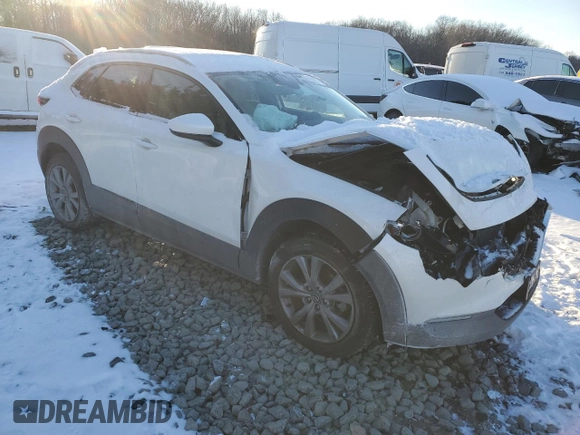 2022 Mazda CX-30 S Premium with VIN 3MVDMBDL3NM425155, listed as a Copart auction lot 41708585 with 30,466 mi miles and Salvage Title. Bid and sale history available at carsss.com. Image 4.