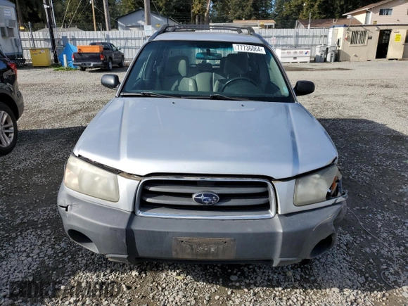 2003 Subaru Forester X with VIN JF1SG63643H727564, listed as a Copart auction lot 77736064 with 167,293 mi miles and Salvage Title. Bid and sale history available at carsss.com. Image 5.