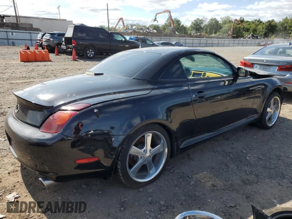 2002 Lexus SC 430 with VIN JTHFN48Y420003210, listed as a Copart auction lot 68178414 with 158,974 mi miles and Clean Title. Bid and sale history available at DreamBid. Image 3.