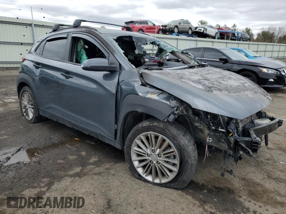 2021 Hyundai Kona SEL Plus with VIN KM8K6CAA0MU700806, listed as a Copart auction lot 49539155 with 0 mi miles and Salvage Title. Bid and sale history available at carsss.com. Image 4.