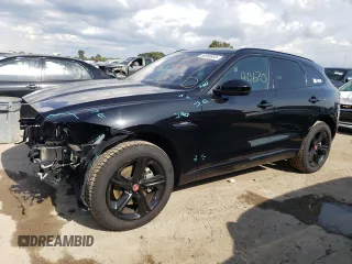 2019 Jaguar F-Pace 30t R-Sport with VIN SADCL2GX1KA362942, listed as a Copart auction lot 50090803 with 40,670 mi miles and . Bid and sale history available at DreamBid. Image 1.