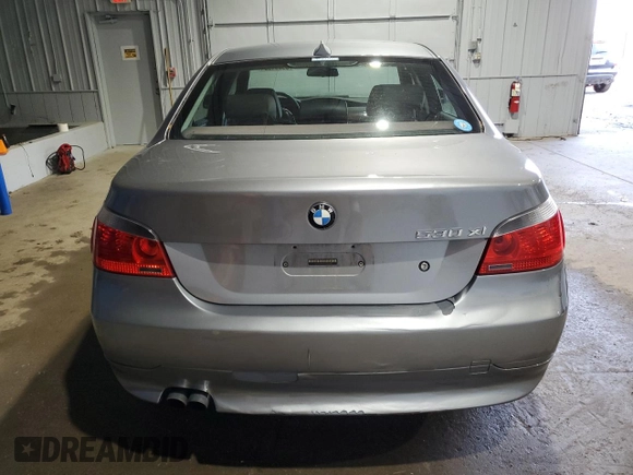2007 BMW 5 Series 530xi with VIN WBANF735X7CU26269, listed as a Copart auction lot 85651954 with Not Provided miles and Salvage Title. Bid and sale history available at carsss.com. Image 6.