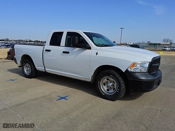 2021 Ram 1500 Classic Tradesman with VIN 1C6RR6FT5MS533920, listed as a Copart auction lot 49190155 with 102,787 mi miles and Salvage Title. Bid and sale history available at carsss.com. Image 4.