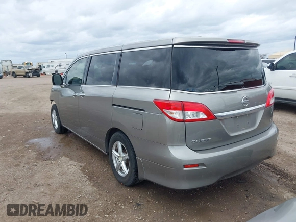 2013 Nissan Quest LE with VIN JN8AE2KP1D9067840, listed as a IAAI auction lot 41073391 with 219,804 mi miles. Bid and sale history available at carsss.com. Image 3.