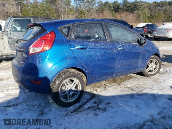 2019 Ford Fiesta SE with VIN 3FADP4EJ3KM102209, listed as a Copart auction lot 41431045 with 93,838 mi miles and Salvage Title. Bid and sale history available at DreamBid. Image 3.