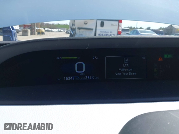 2021 Toyota Prius LE with VIN JTDKAMFP8M3174629, listed as a IAAI auction lot 42087974 with 16,348 mi miles and . Bid and sale history available at DreamBid. Image 7.