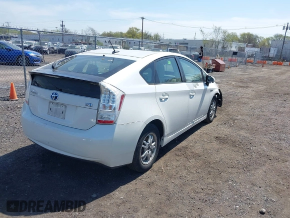 2010 Toyota Prius II with VIN JTDKN3DU8A0045522, listed as a IAAI auction lot 42092044 with 269,694 mi miles and . Bid and sale history available at DreamBid. Image 4.