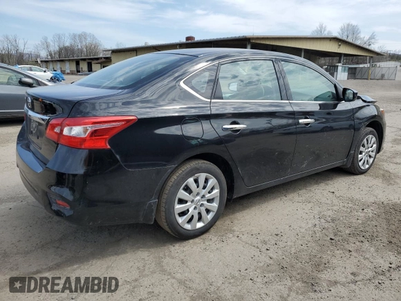 2019 Nissan Sentra SV with VIN 3N1AB7AP4KY436879, listed as a Copart auction lot 53549785 with 55,367 mi miles and Salvage Title. Bid and sale history available at DreamBid. Image 3.