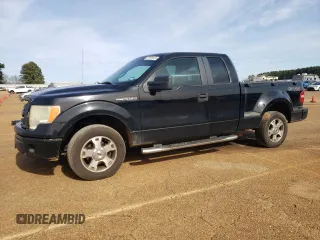 2009 Ford F-150 STX with VIN 1FTRX02W89KA76765, listed as a Copart auction lot 86689504 with 383,653 mi miles and Salvage Title. Bid and sale history available at carsss.com. Image 1.