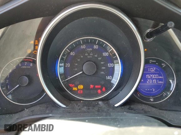 2015 Honda Fit EX with VIN 3HGGK5G88FM765319, listed as a Copart auction lot 61395985 with 192,900 mi miles and Clean title. Bid and sale history available at DreamBid. Image 9.