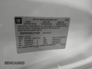 2008 GMC Yukon Denali z VIN 1GKFK63838J191268, wystawiony jako IAAI lot #41586712 z przebiegiem 206 128 mil mil oraz . Historia ofert i sprzedaży dostępna na DreamBid. Obrazek 9.