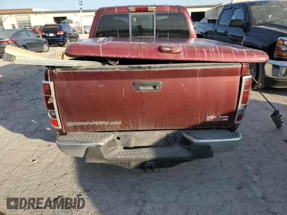 2008 GMC Canyon SLE2 with VIN 1GTDT43E088205337, listed as a Copart auction lot 84287924 with 0 mi miles and Salvage Title. Bid and sale history available at carsss.com. Image 6.