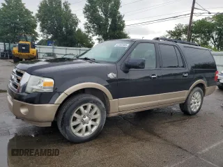 2012 Ford Expedition Max King Ranch with VIN 1FMJK1J52CEF64587, listed as a Copart auction lot 61662885 with 117,375 mi miles and Clean title. Bid and sale history available at DreamBid. Image 1.
