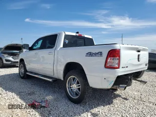 2020 Ram 1500 Big Horn with VIN 1C6SRFFM4LN204150, listed as a Copart auction lot 46865305 with 81,005 mi miles and Salvage Title. Bid and sale history available at carsss.com. Image 2.