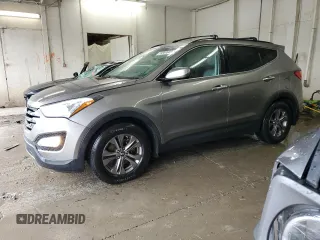 2014 Hyundai Santa Fe with VIN 5XYZU3LB1EG227984, listed as a Copart auction lot 59569905 with 102,477 mi miles and Salvage title. Bid and sale history available at DreamBid. Image 1.