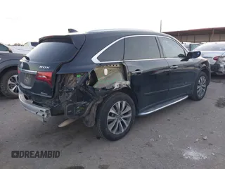 2014 Acura MDX Tech Pkg with VIN 5FRYD4H4XEB027753, listed as a IAAI auction lot 41131970 with 103,586 mi miles. Bid and sale history available at carsss.com. Image 4.