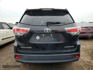 2015 Toyota Highlander Limited with VIN 5TDDKRFH1FS120621, listed as a Copart auction lot 49287555 with 90,933 mi miles and Salvage Title. Bid and sale history available at carsss.com. Image 6.