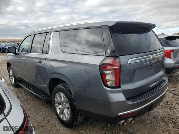2022 Chevrolet Suburban Premier with VIN 1GNSKFKD4NR232178, listed as a Copart auction lot 45883945 with 89,871 mi miles and Clean Title. Bid and sale history available at carsss.com. Image 2.