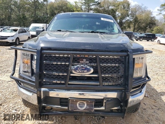 2022 Ford F-150 XL with VIN 1FTFW1E55NFA77499, listed as a Copart auction lot 48509815 with 98,143 mi miles and Salvage Title. Bid and sale history available at DreamBid. Image 5.