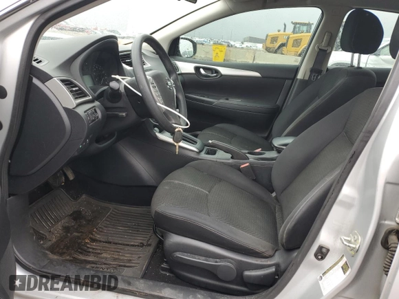 2017 Nissan Sentra S with VIN 3N1AB7AP8HY338639, listed as a Copart auction lot 53784335 with 121,369 mi miles and Salvage Title. Bid and sale history available at DreamBid. Image 7.
