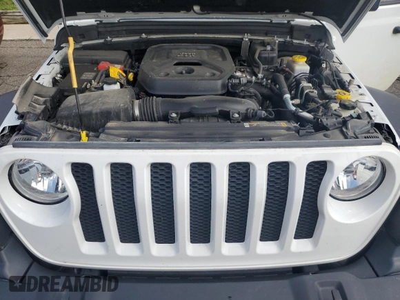 2022 Jeep Wrangler Unlimited Willys with VIN 1C4HJXDN5NW132965, listed as a Copart auction lot 62539184 with 44,325 mi miles and Salvage Title. Bid and sale history available at DreamBid. Image 12.